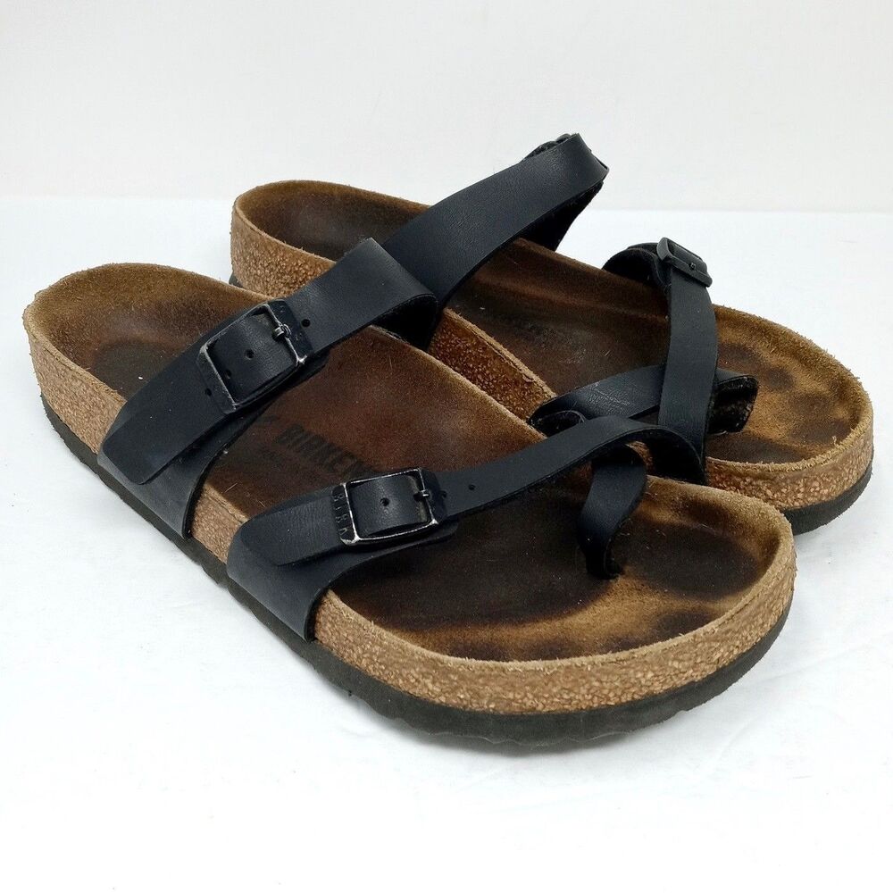 Birkenstock Mayari Black Strap Sandals Size Womens EU 37 / US 6